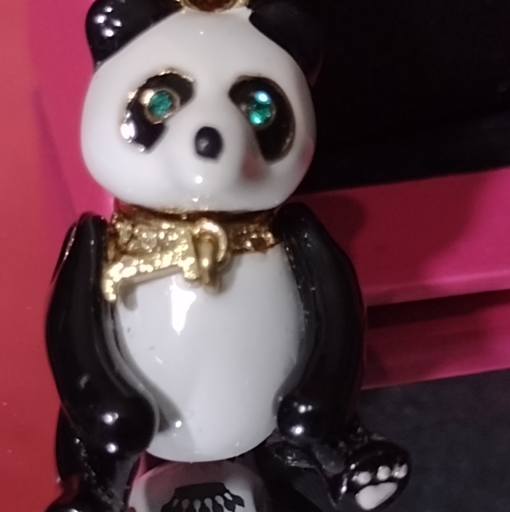 🐼 JUICY Panda  Green 👀 🐼 Bear Never Removed From 🎁 NWT - Picture 2 of 15